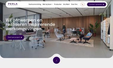 Schermafbeelding van perlakantoor.nl