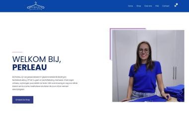 Schermafbeelding van perleau.be