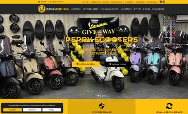 Schermafbeelding van perryscooters.nl