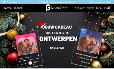 Schermafbeelding van personalglasses.nl