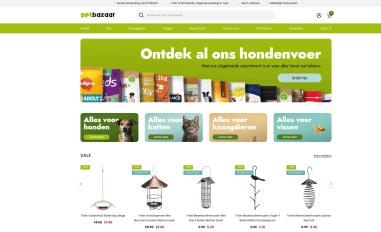 Schermafbeelding van petbazaar.nl