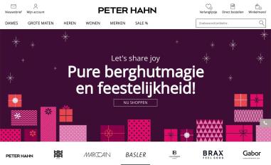 Schermafbeelding van peterhahn.nl