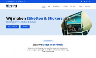 Schermafbeelding van petrel.nl