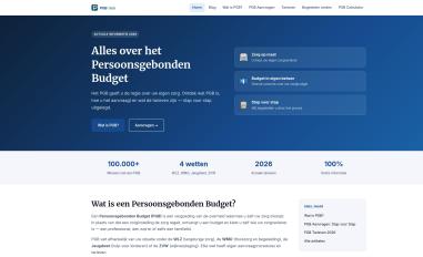 Schermafbeelding van pgb-budget.nl