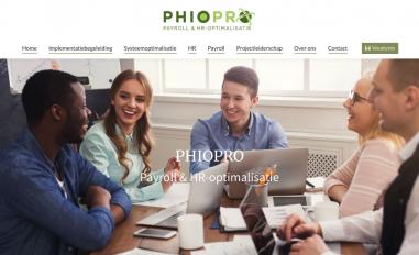 Schermafbeelding van phiopro.nl