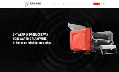 Schermafbeelding van phoenix3dmetaal.com