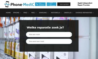 Schermafbeelding van phone-medic.nl