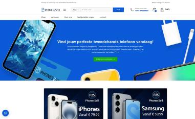 Schermafbeelding van phones2sell.nl