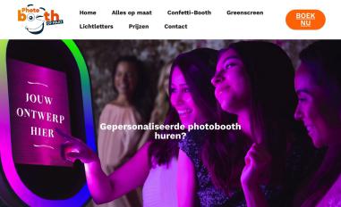 Schermafbeelding van photoboothopmaat.nl
