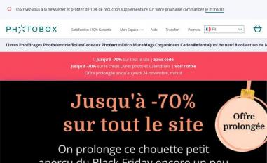 Schermafbeelding van photobox.fr