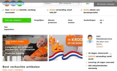 Schermafbeelding van phtegeltechniek.nl