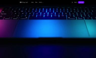 Schermafbeelding van phyrai.nl