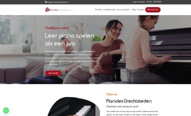 Schermafbeelding van pianolesdrechtsteden.nl