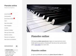 Schermafbeelding van pianospelenvoorbeginners.nl