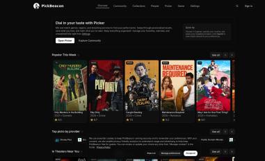 Schermafbeelding van pickbeacon.com