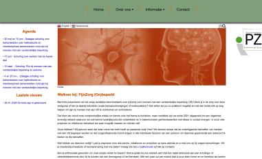 Schermafbeelding van pijnzorgonbeperkt.nl