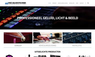 Schermafbeelding van pikegeluidstechniek.nl