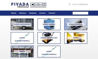 Schermafbeelding van pivadaverhuur.nl