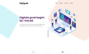 Schermafbeelding van pixalab.nl