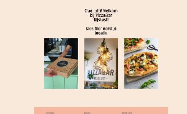 Schermafbeelding van pizzabarrijslust.nl