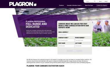 Schermafbeelding van plagronpro.com