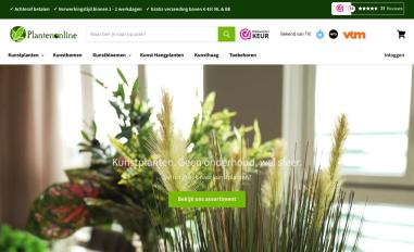 Schermafbeelding van plantenonline.com