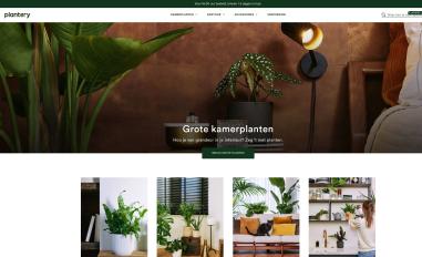 Schermafbeelding van plantery.nl