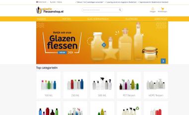 Schermafbeelding van plasticflessenshop.nl