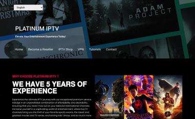 Schermafbeelding van platinumiptv.cloud