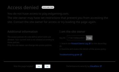 Schermafbeelding van play.eslgaming.com