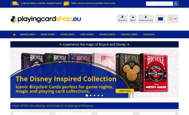 Schermafbeelding van playingcardshop.eu