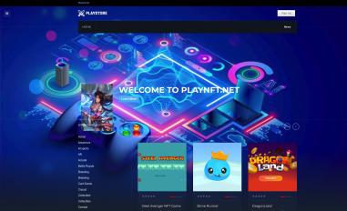 Schermafbeelding van playnft.net