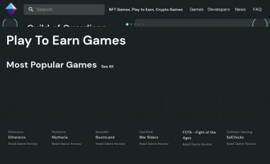 Schermafbeelding van playtoearngames.com