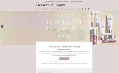 Schermafbeelding van pleasureofbeauty.nl