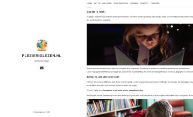 Schermafbeelding van plezieriglezen.nl