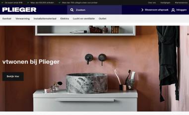 Schermafbeelding van plieger.nl