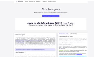 Schermafbeelding van plombier1.fr