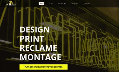 Schermafbeelding van plotwerk.nl