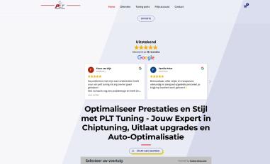Schermafbeelding van plttuning.nl