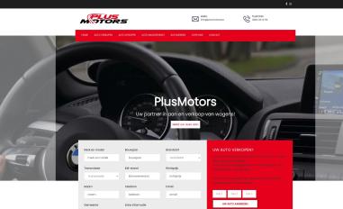 Schermafbeelding van plusmotors.be