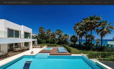 Schermafbeelding van pmconceptsmarbella.nl