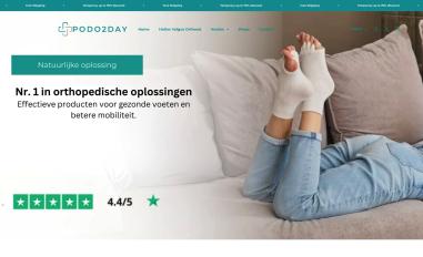 Schermafbeelding van podo2day.nl