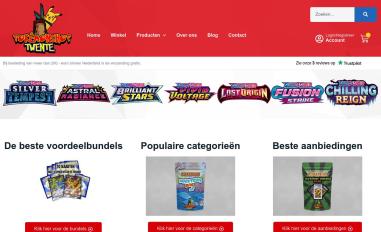 Schermafbeelding van pokemonshoptwente.nl