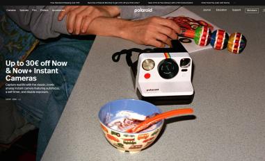 Schermafbeelding van polaroid.com