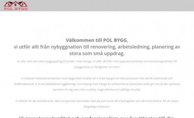 Schermafbeelding van polbygg.com