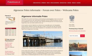 Schermafbeelding van polenforum.nl