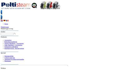 Schermafbeelding van polti.be