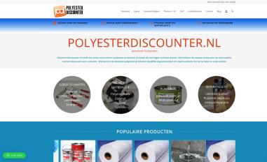 Schermafbeelding van polyesterdiscounter.nl