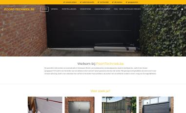 Schermafbeelding van poort-techniek.be