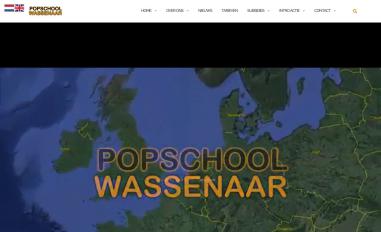 Schermafbeelding van popschoolwassenaar.nl